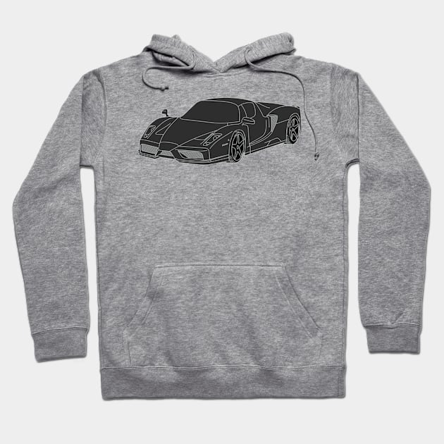 Ferrari Enzo supercar Hoodie by Aurealis